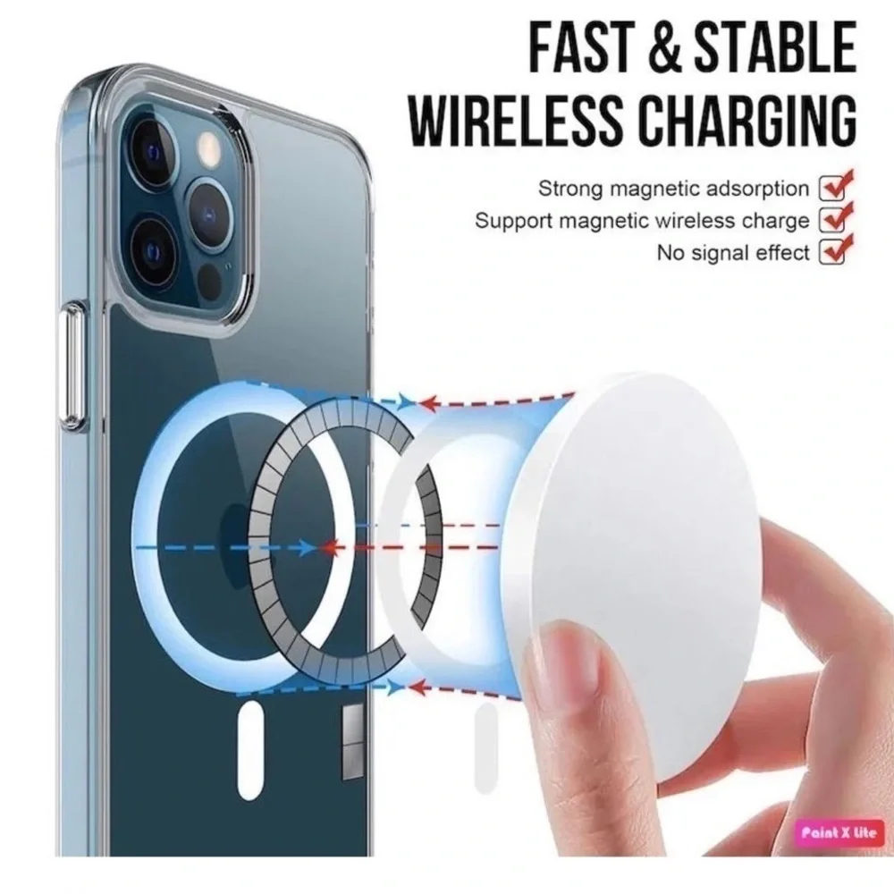 MagSafe Magnetic Case iPhone 12 Pro Max Clear New Never used